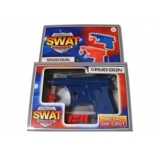 Blue Metal Diecast Potato Spud Gun